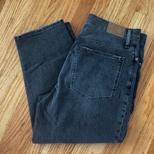 Madewell Men's Dark Gray Straight Jeans